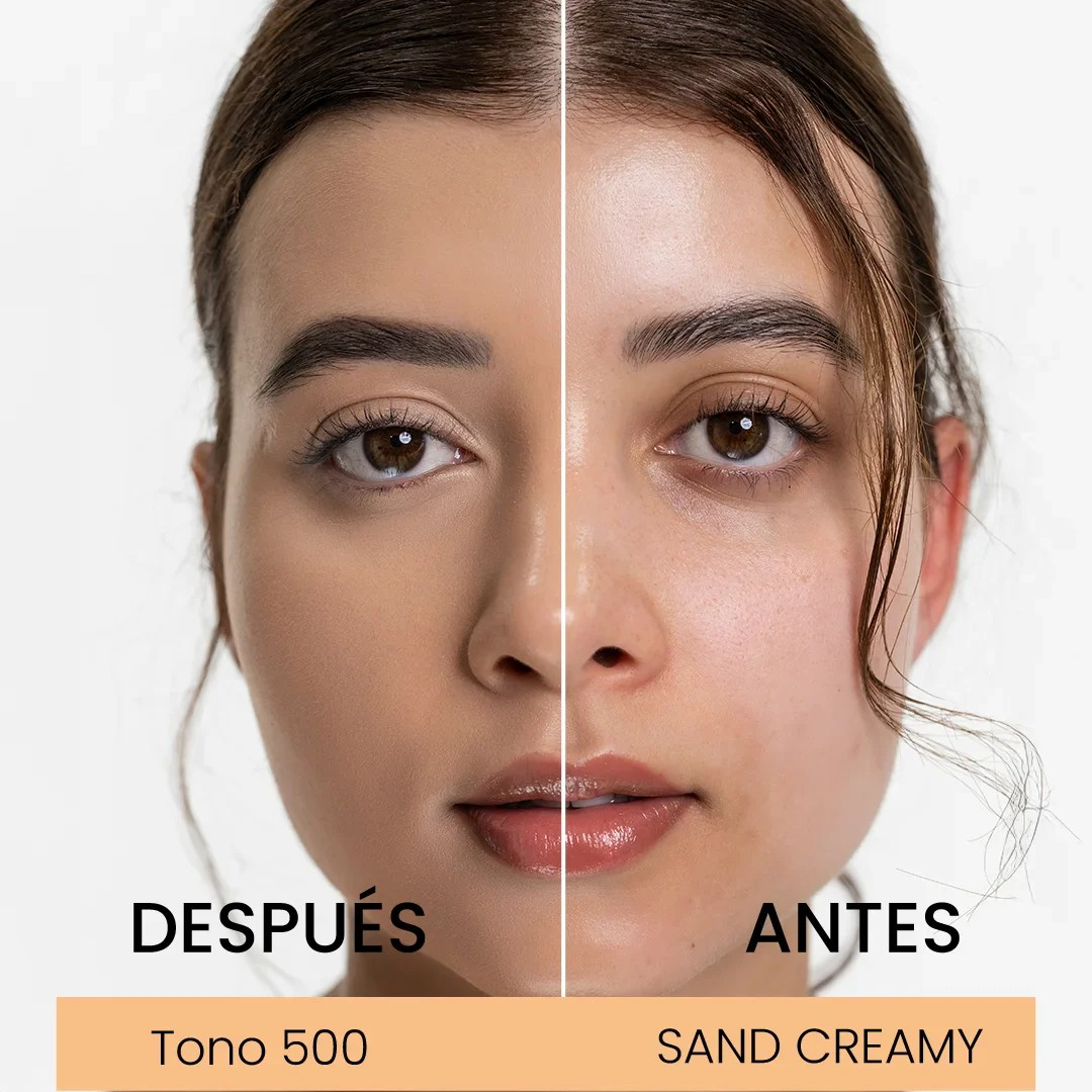 Corrector Humide Serum Concealer Montoc Tono 500 Sand Creamy
