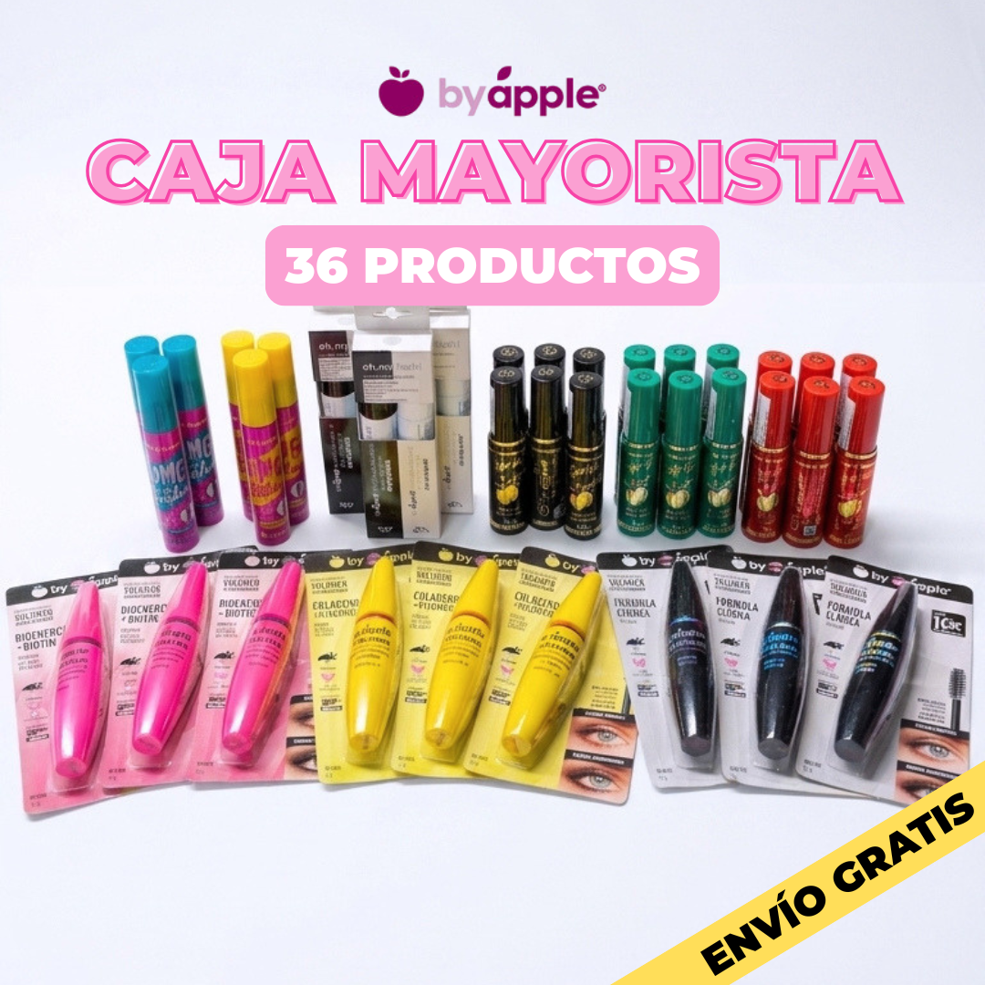 Caja mayorista BY APPLE - 36 PRODUCTOS