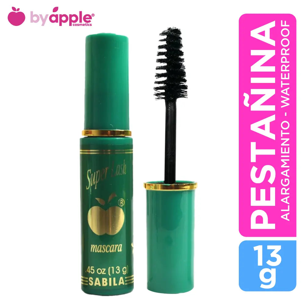 Pestañina Super Lash Sabila Cepillo Pino - By Apple 13g