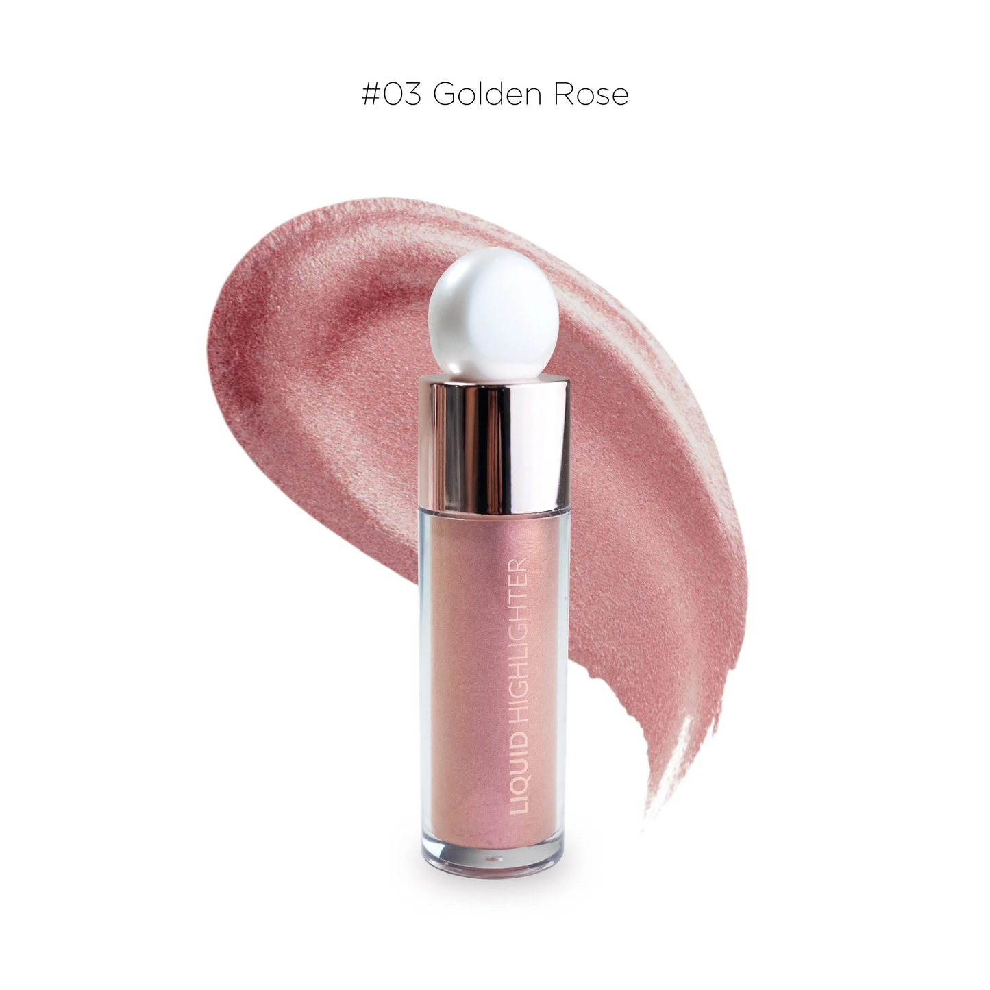 Iluminador Liquido Efecto Glowy True Lover -Golden Rose - NI-24508