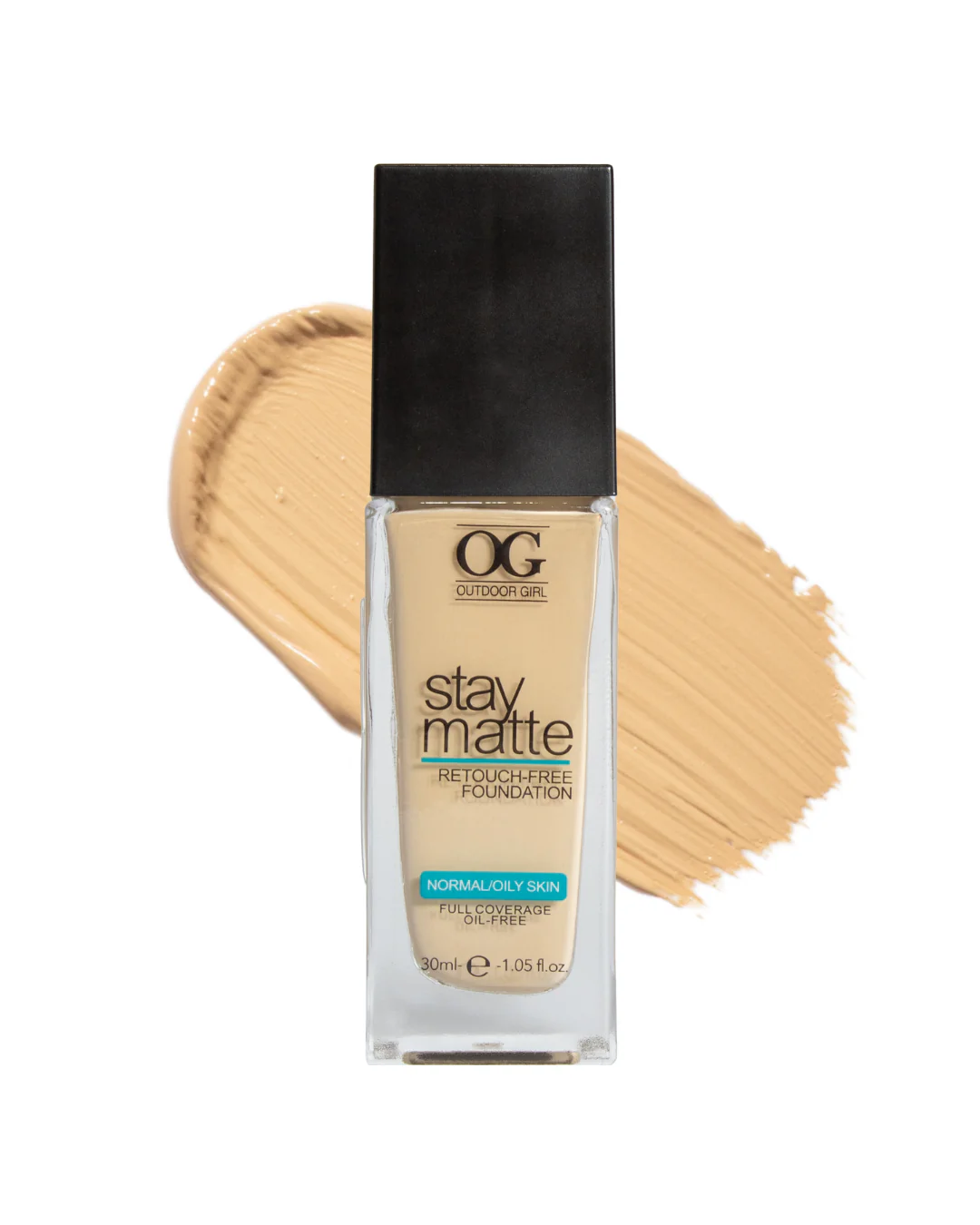 Base Stay Matte Alta Cobertura Con Aplicador OG FS5549 - Tono 420
