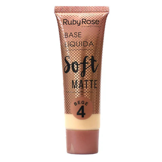Base Liquida Soft Matte Beige T04 Ruby Rose HB-8050