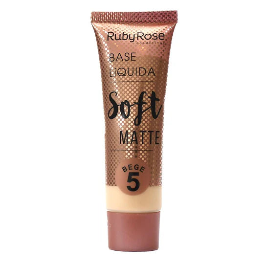 Base Liquida Soft Matte Beige T05 Ruby Rose HB-8050