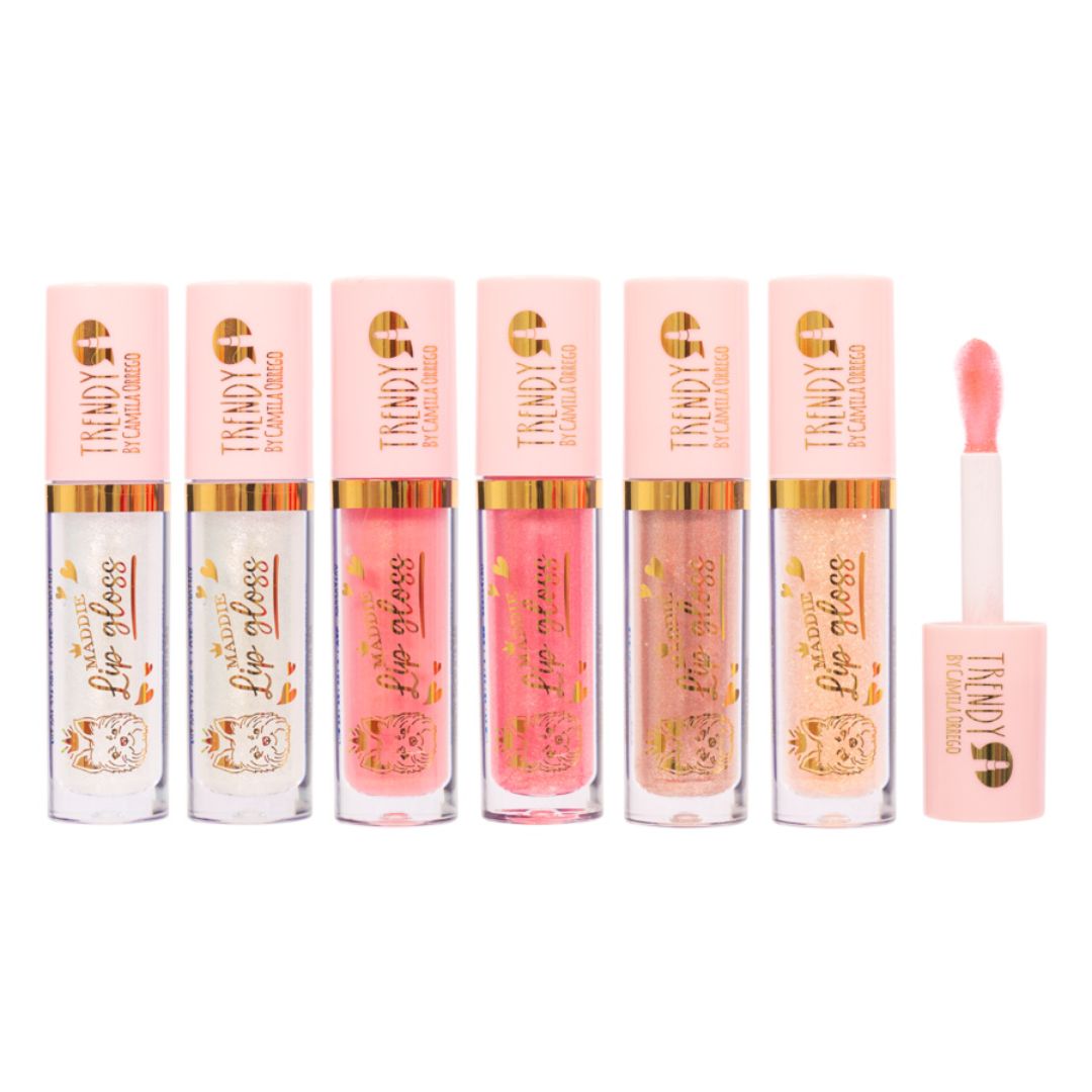 Brillo Gloss con Escarcha Maddie Lips Aplicador Grande Trendy BMT1748