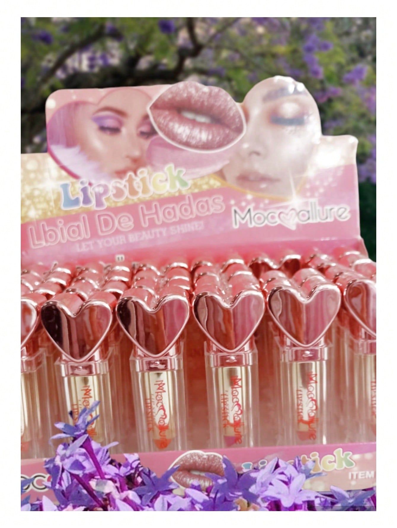 Brillo Magico con Flor MocMallure Flower Lipstick MOC092