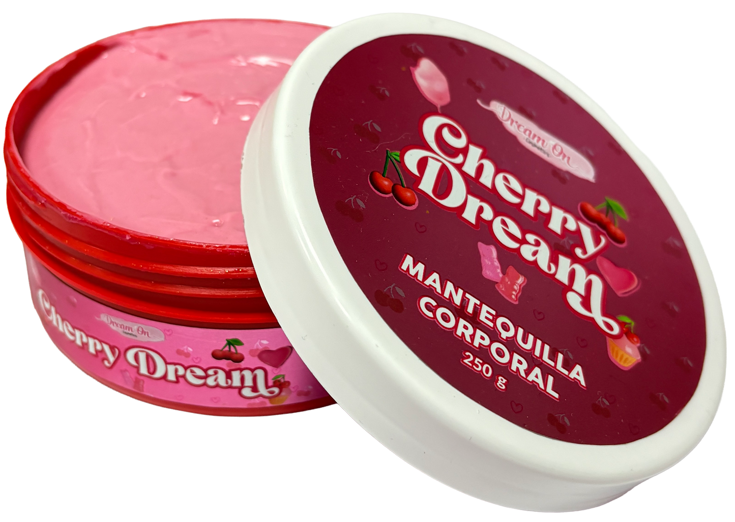 Liquida - Mantequilla Corporal -Dream On Cosmetics 250mL - Cherry -Dream DRM47