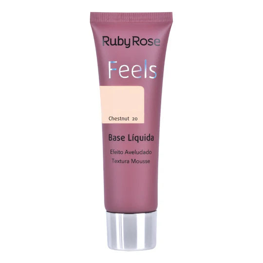 Base Liquida Feeels Castanha 20 Ruby Rose HB-8053