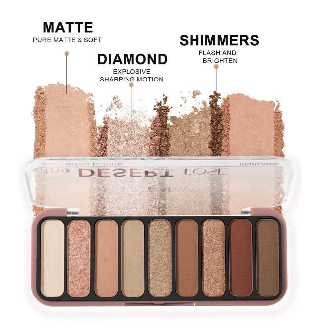 Sombras 9 Tonos Tierra the Desert Rose Handaiyan H2052