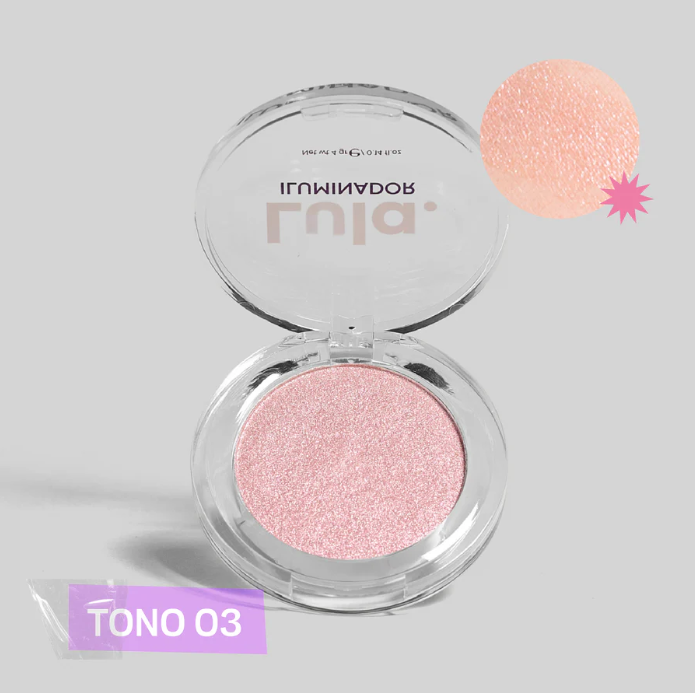 Iluminador En Polvo Empaque Transparente Lula T02