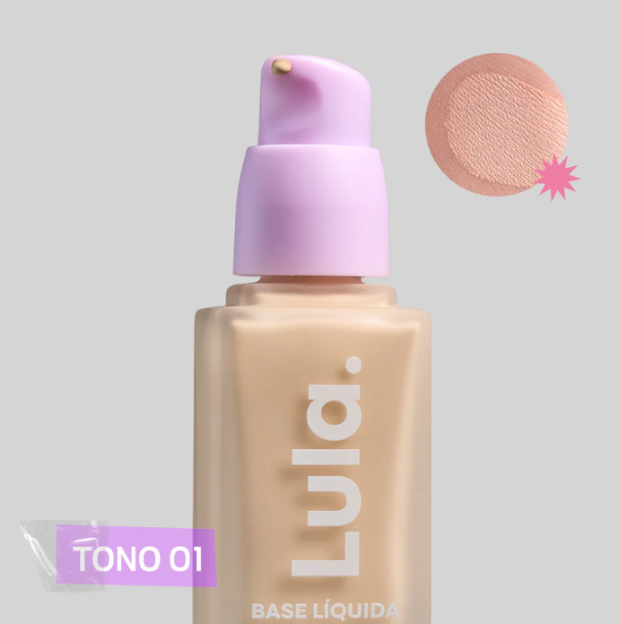 Base Liquida Matte Larga Duracion Lula T01