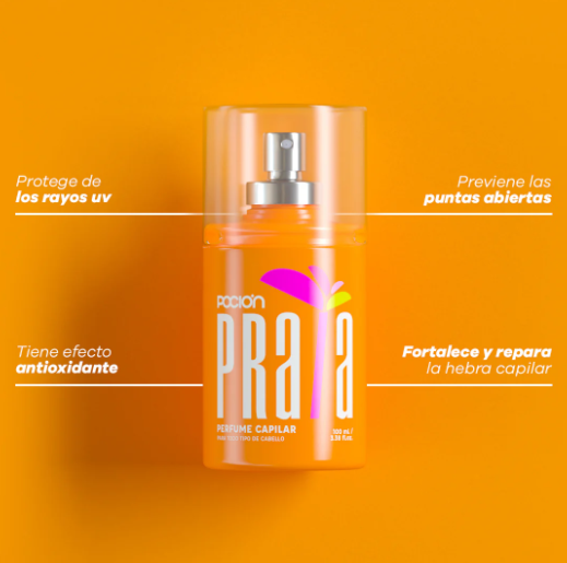 PERFUME CAPILAR PRAIA OLOR TROPICAL Y CÍTRICO 100 ML LA POCION PCN10