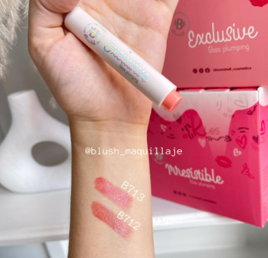 Click Gloss Con Color Plumping Bloomshell Lapiz BL-B712 B713