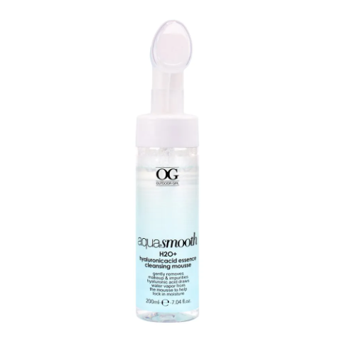 Espuma Facial Acido Hialuronico con Cepillo Aqua Smooth OG SF9127