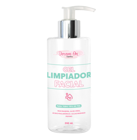 Jabon Facial en Gel Con Niacinamida 240mL Dream On Cosmetics DRM08 - Grande