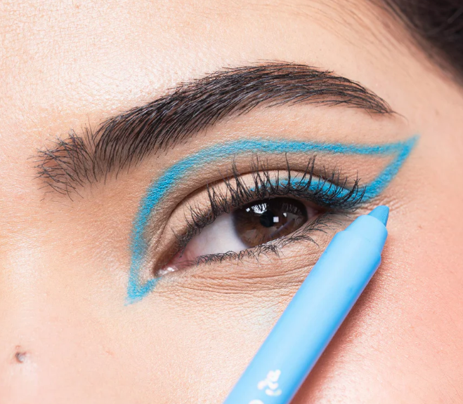 Lápiz Para Ojos Rectractil Larga Duracion Lula - Color Azul LAP04