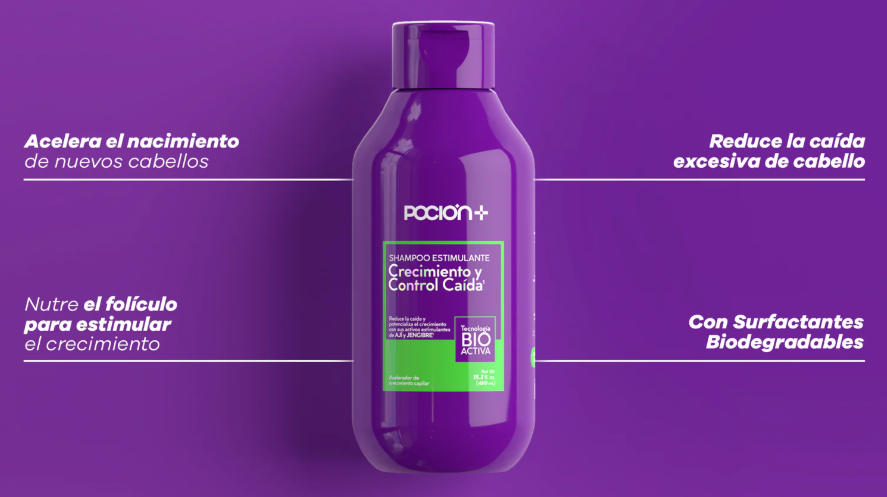Shampoo Estimulante Crecimiento Y Control Caida La Pocion PCN26