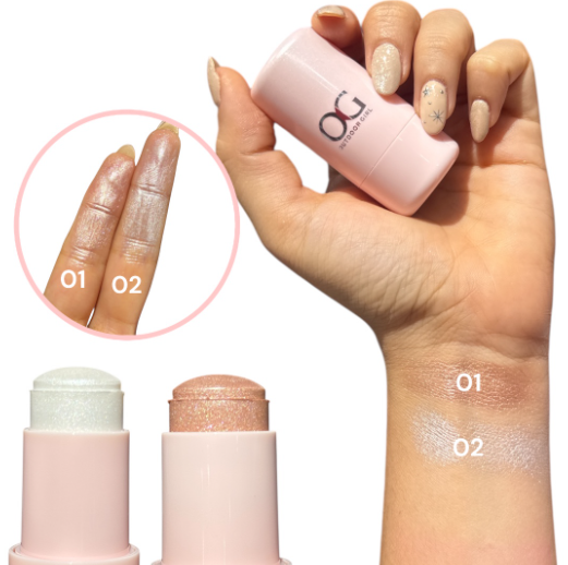 Iluminador En Barra Aqua Jelly Pure Glow OG - Champagne pearl