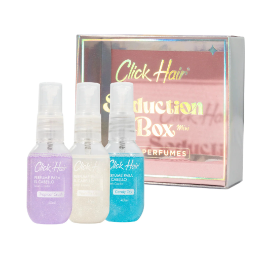 Kit Mini Perfumes Dulces x3 Unidades Click Hair 40ml