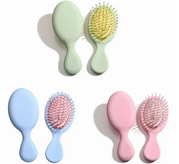 Cepillo Mini Desenredante Ovalado Tonos Surtidos Engol