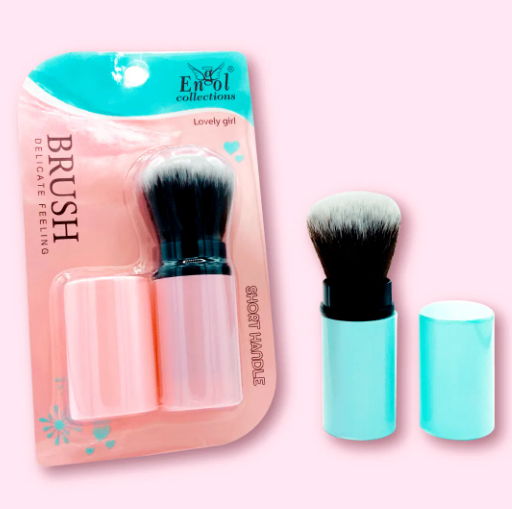 Brocha Retractill Polvos y Rubor Grande Engol Con Tapa B-710