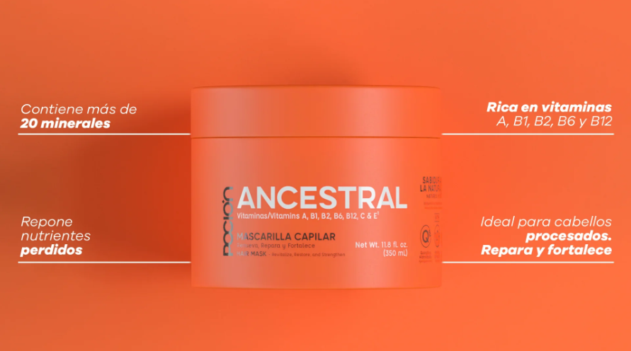 Ancestral Mascarilla Capilar Fortalecedora y Reparadora 350ml La Pocion PCN04