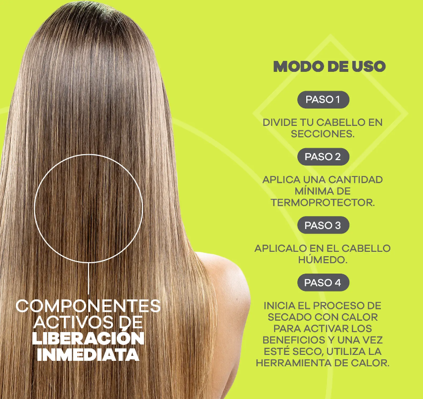 Termoprotector B8 Brillo Infinito Protege y controla 150 ml La Pocion PCN09