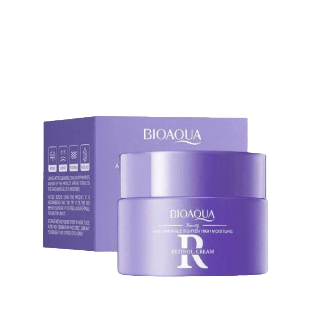 Crema Faciál Hidratante Retinol Empaque Morado 60gr Bioaqua BQY18809