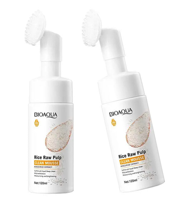 Espuma Facial De Arroz Con Cepillo Exfoliante Bioaqua BQY51803