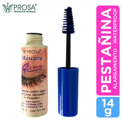 Pestañina Azul Alargamiento - A Prueba de Agua - Prosa 15152.