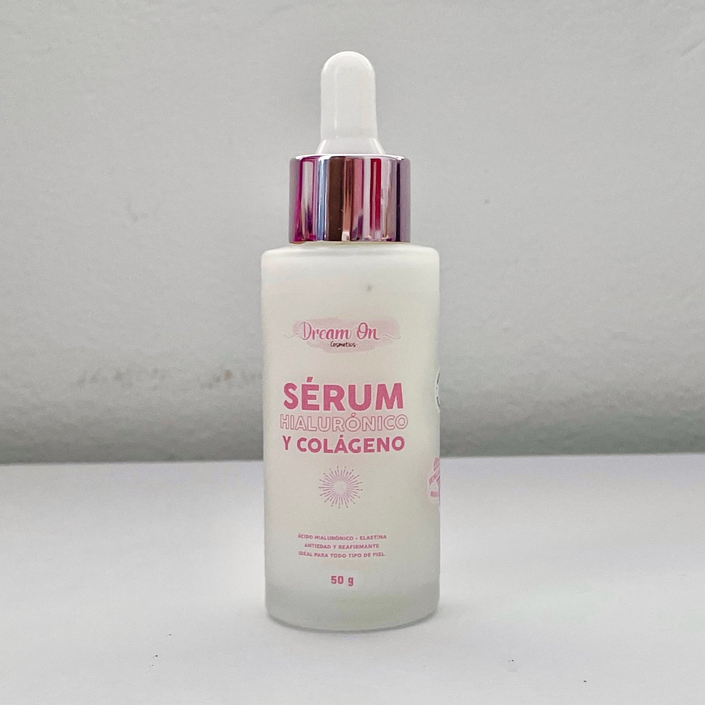 Serum Facial Antiedad Colageno Y Acido Hialuronico 50g |Dream On Cosmetics DRM03