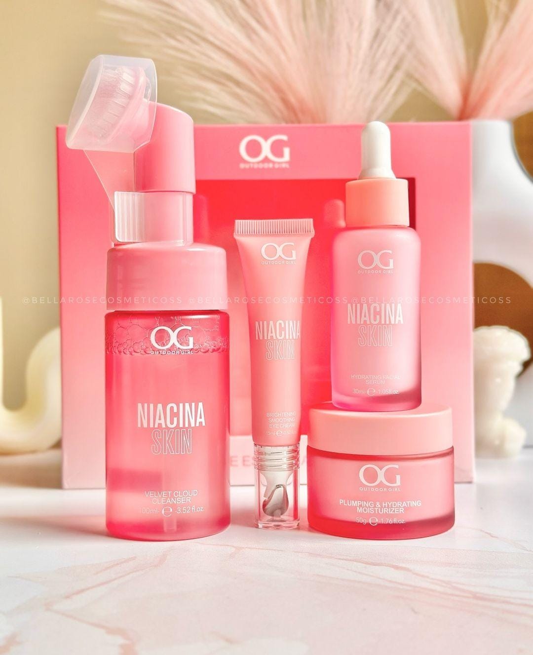 Kit Facial Niacinamida OG: Contorno Ojos + Serum + Crema Facial D2252
