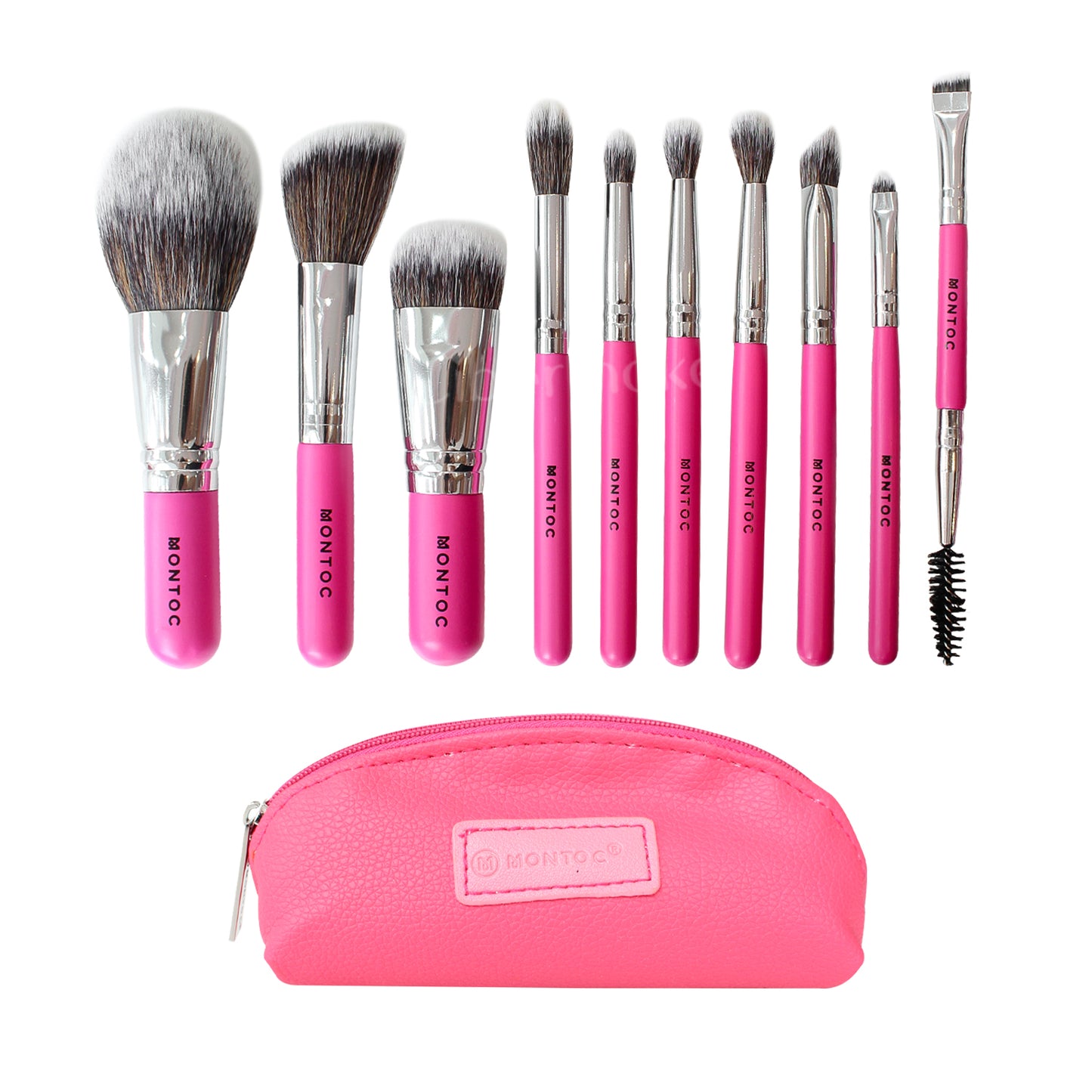 Kit De Brochas Viajeras Con Cosmetiquera Morato Uma Montoc LP664