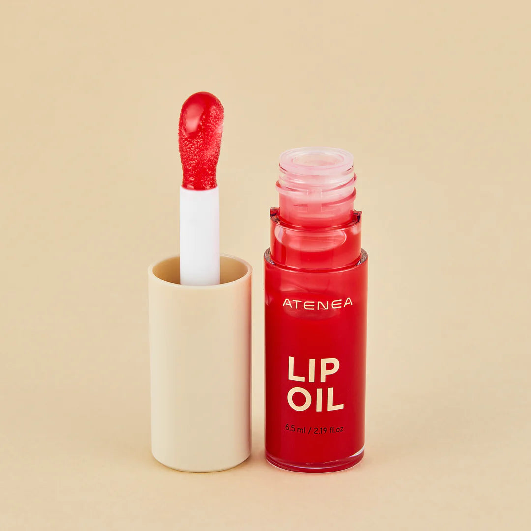 Lip Oil Hidratante Labios Atenea Profesional | Soft Red - Rojo