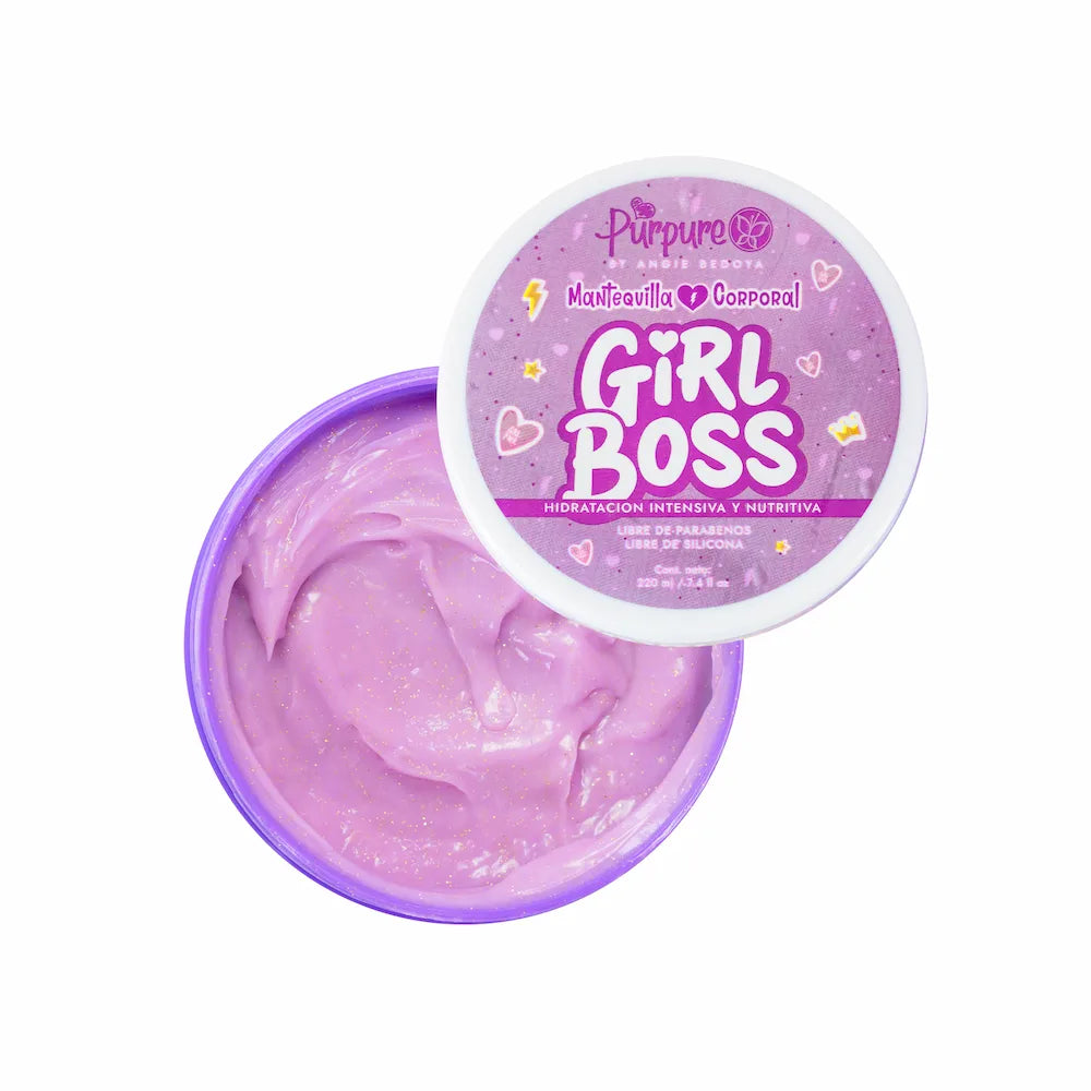 Mantequilla Corporal Hidratante con Brillos Girl Boss 220 ml Purpure