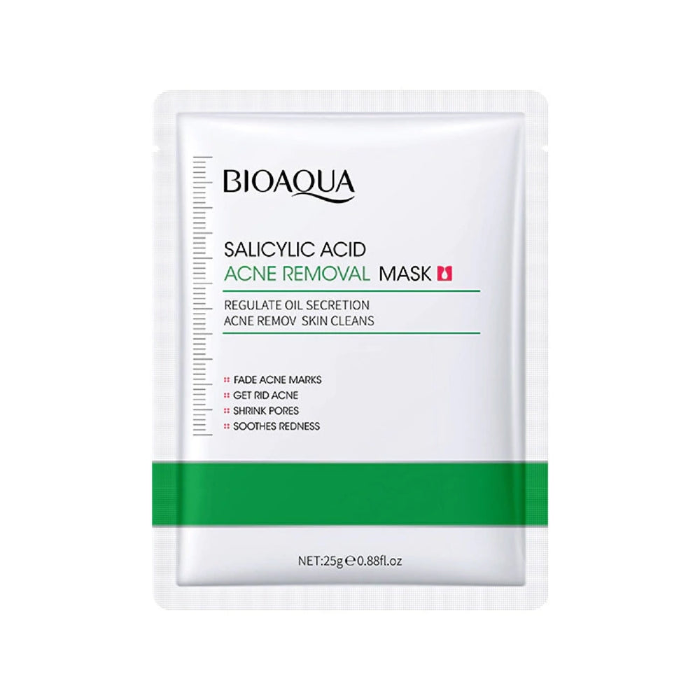 Mascarilla en Velo con Ácido Salicílico Para Pieles con Acné Bioaqua BQY42576