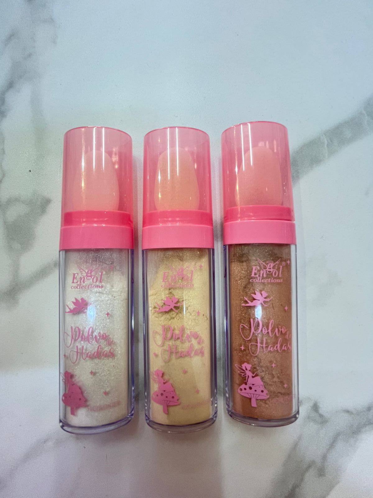 Polvo de Hadas Empaque De Hadas Rosado Engol LP-H06
