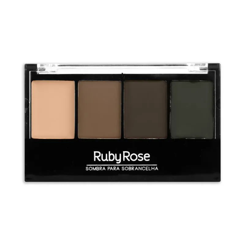 Paleta De Sombras Para Cejas x 4 Tonos Ruby Rose HB9354