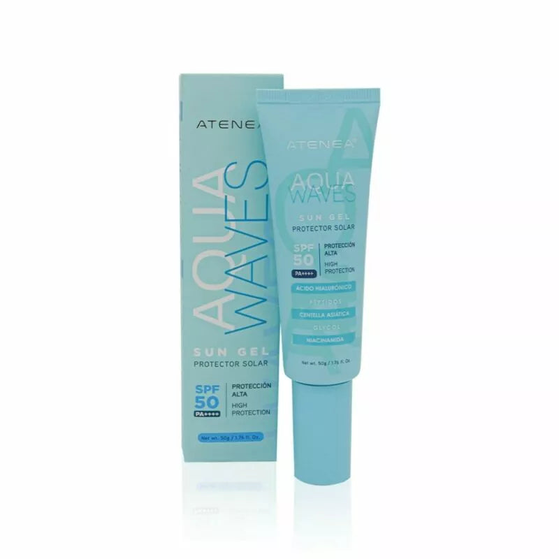 Protector Solar Aqua Waves Sun Gel Con Protección Alta Atenea