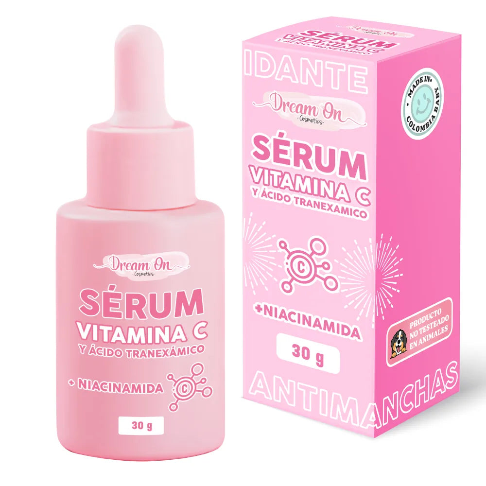 Serum De Vitamina C Con Niacinamida Y Acido Tranexamico Dream On Cosmetics DRM19 30g