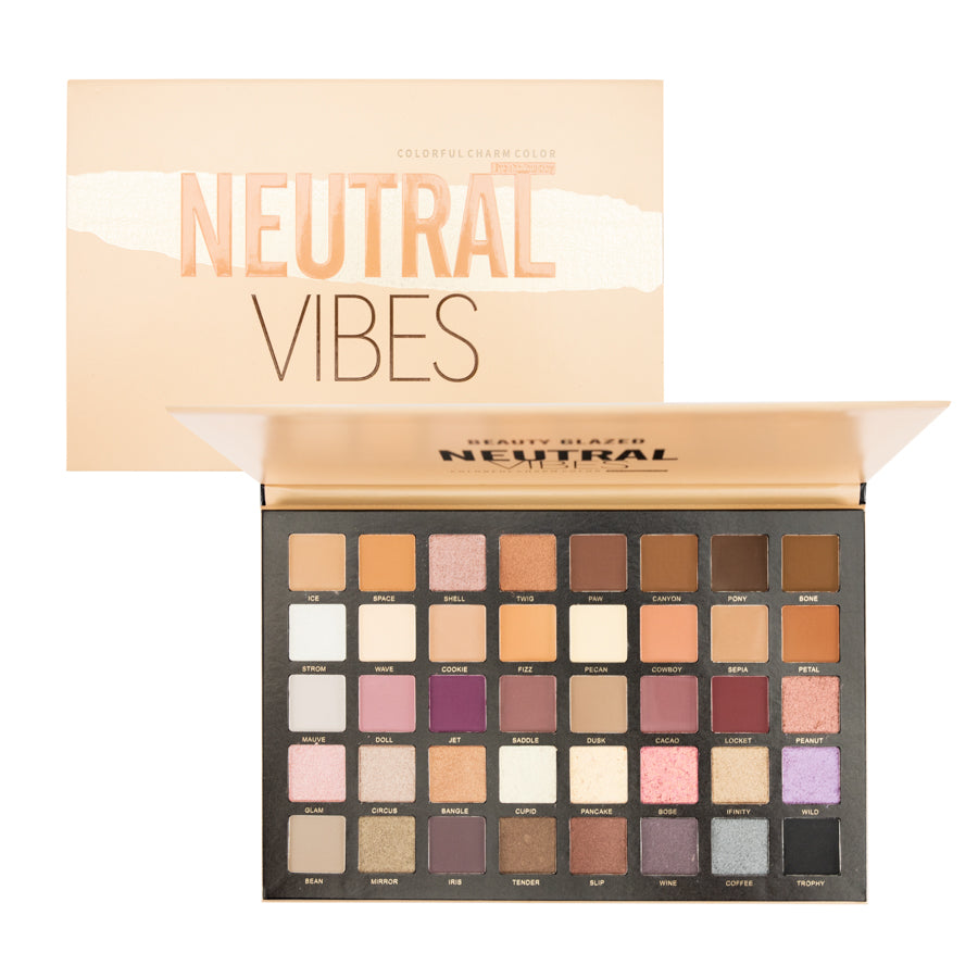 Paleta de Sombras Colores Neutros X 40 Tonos Beauty Glazed B159
