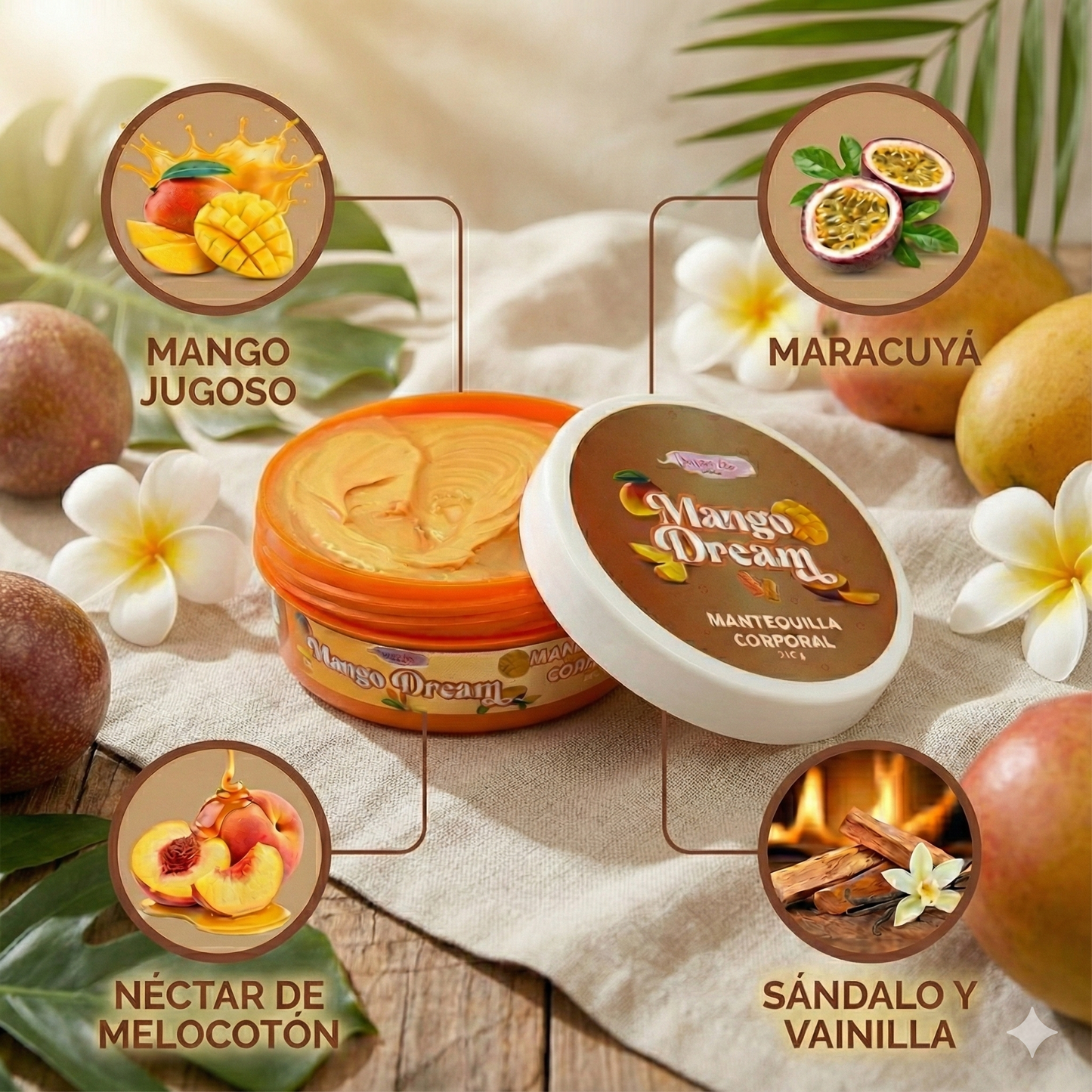 Splash Corporal Aqua Refresh Dream On Cosmetics 100mL - Mango Dream DRM32