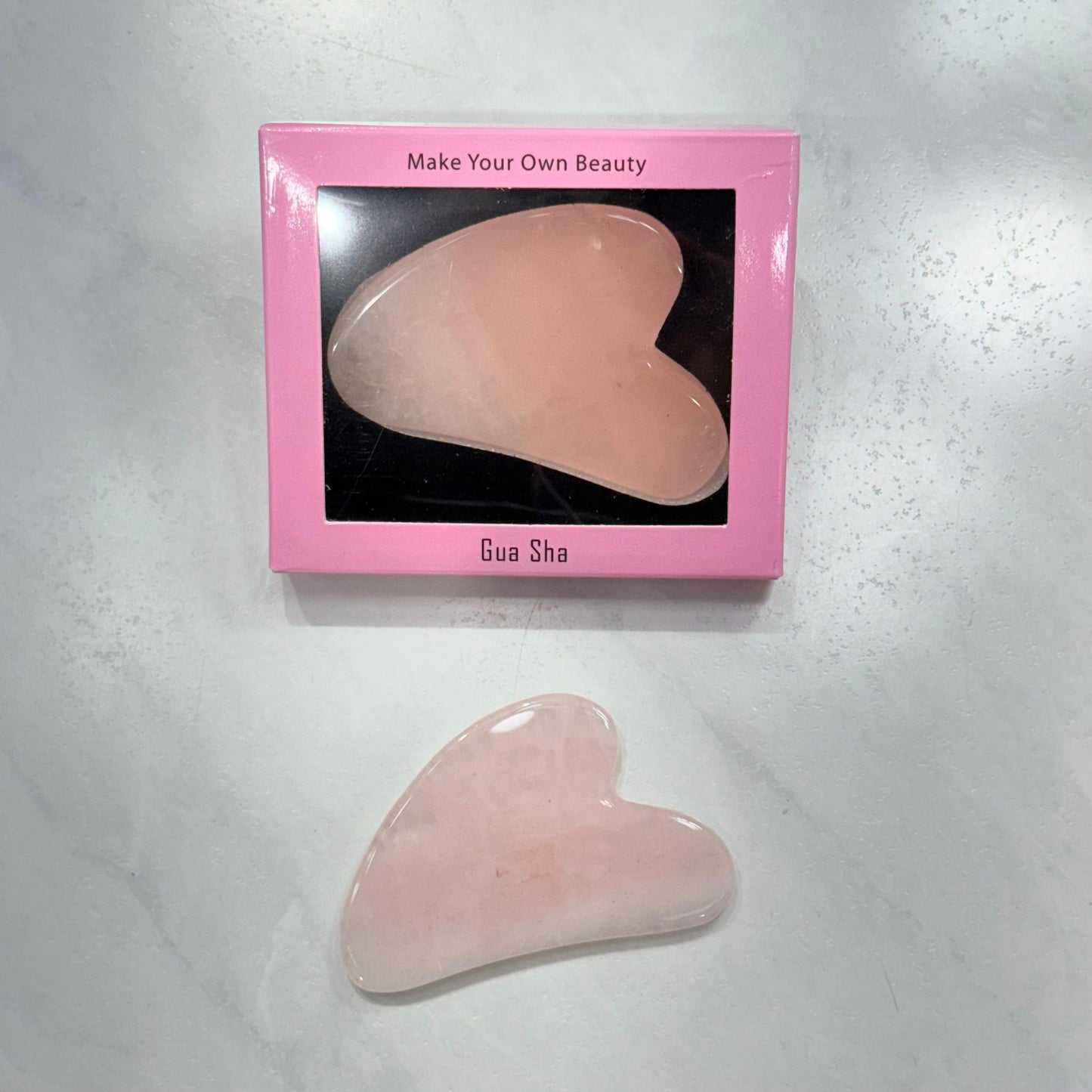 Guasha para Masajes Faciales Cuarzo Oro Rosa Alta Calidad DREAM16