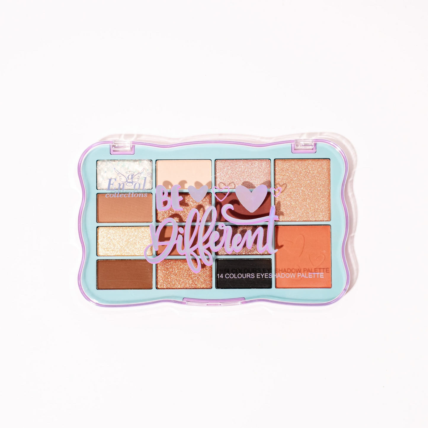 Paleta de Sombras 14 Tonos Con Rubor Engol Be Different DF-14E