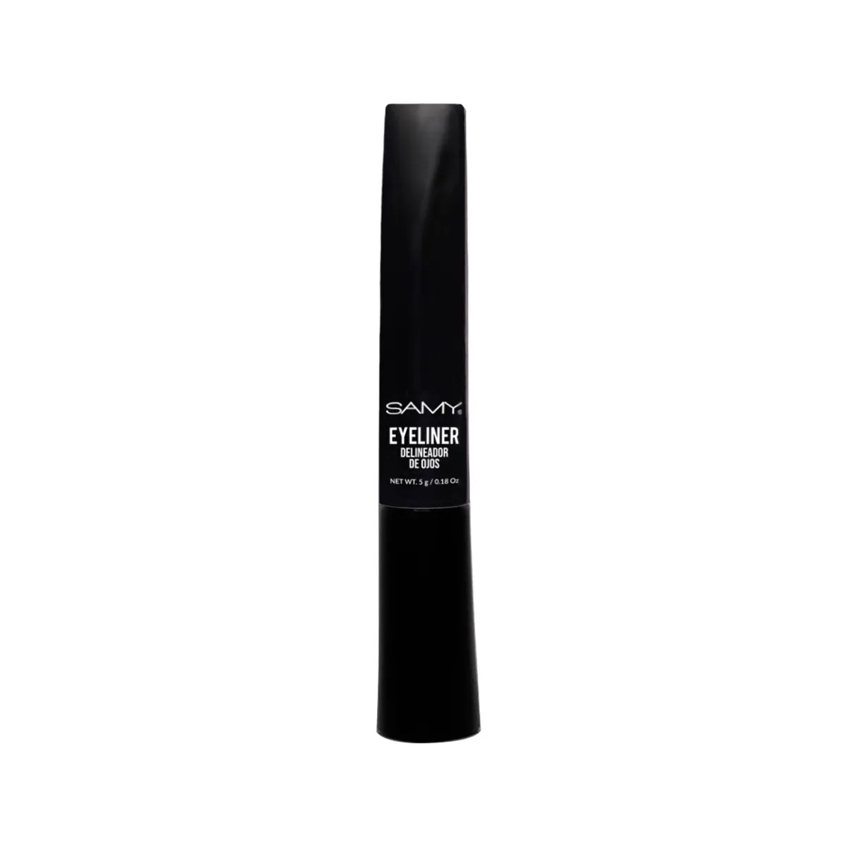 Delineador Liquido Punta Pincel A Prueba De Agua Samy - Negro