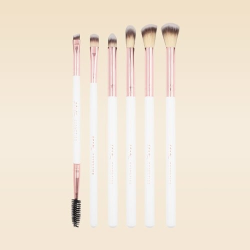 Kit de Brochas de Ojos x 6 Unidades Pink Rose MYK-251