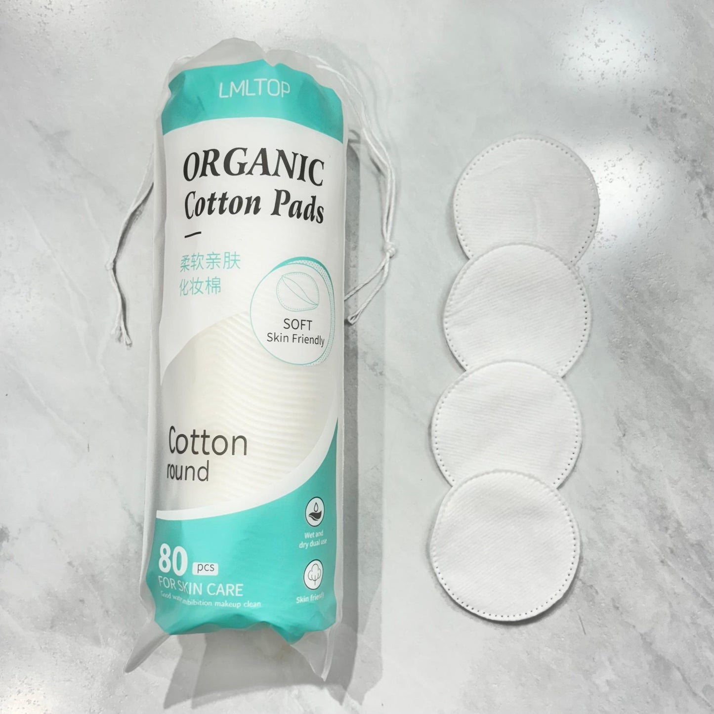 Pomos de Algodon Discos x 80 Unidades Alta Calidad DREAM21