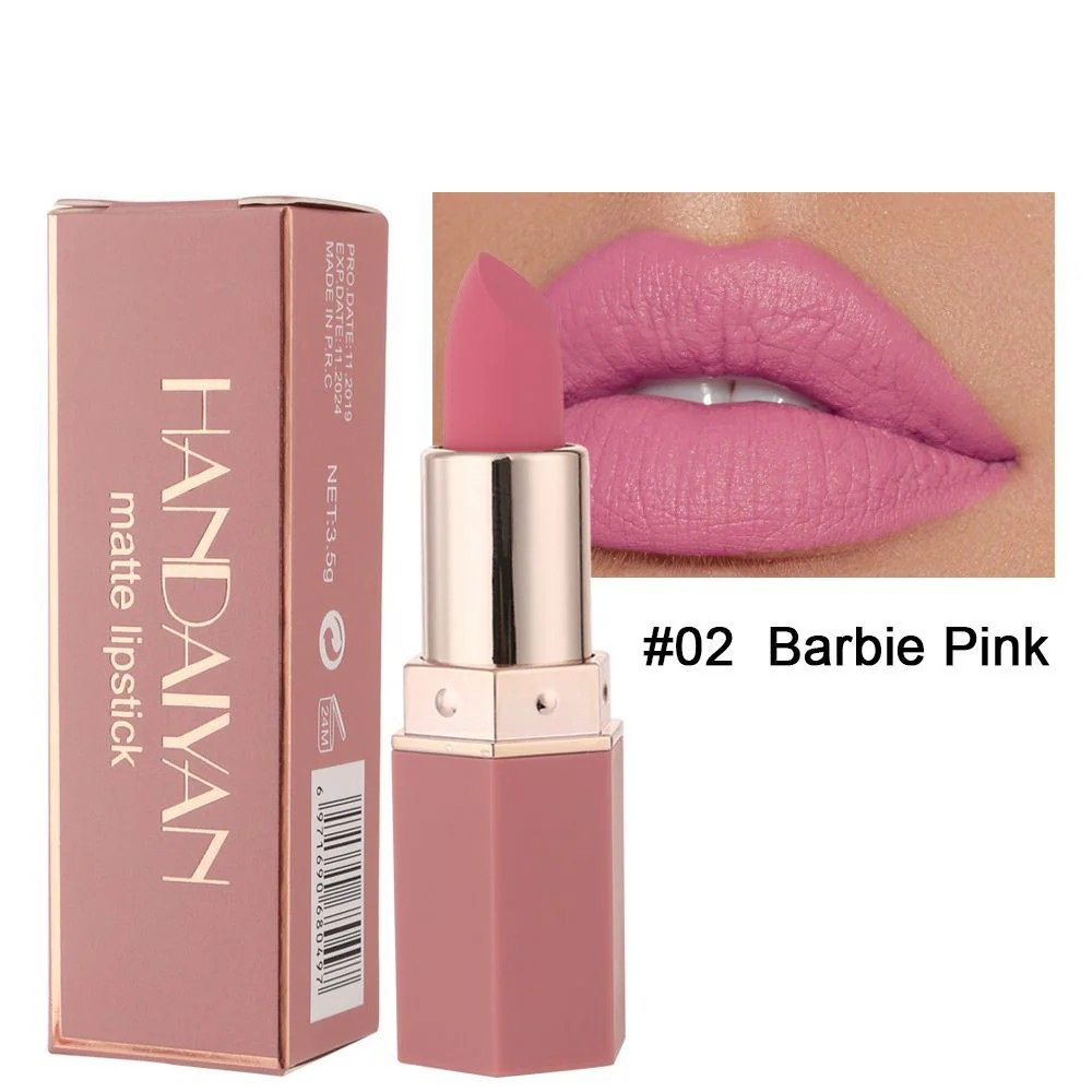 Labial En Barra Matte Larga Duracion Handaiyan Tonos Surtidos H-1001