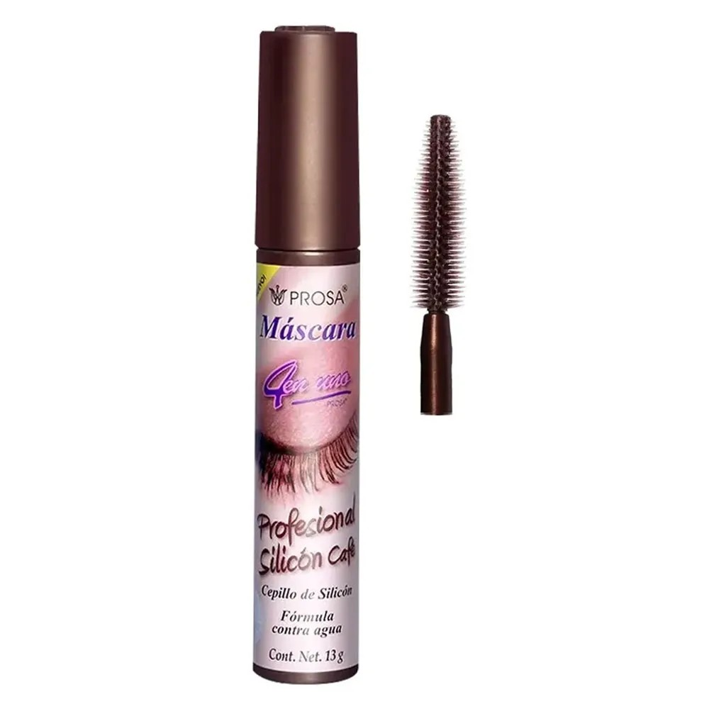 Pestañina Profesional Silicon Café Volumen - A Prueba de Agua - Prosa 151551