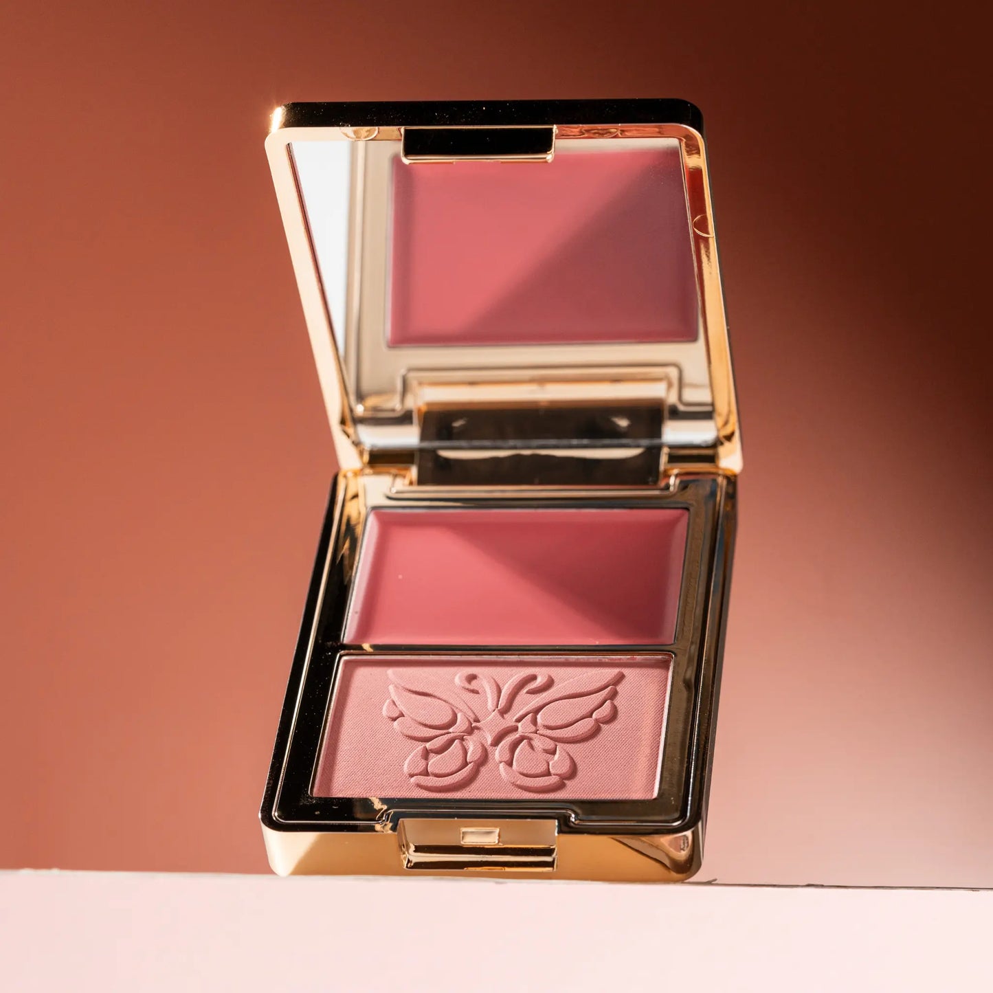 Rubor Vibrant Blush Duo Con Espejo Tonos Surtidos Enchanté EC020