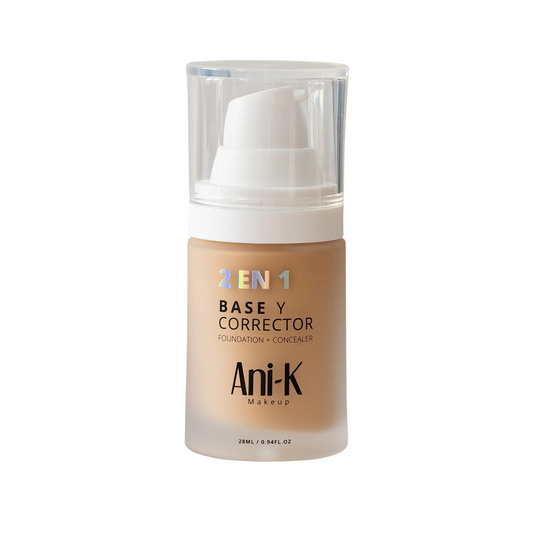 Base + Corrector Anik Bonita Empaque Vidrio CA1862 - Tono 04 Selena
